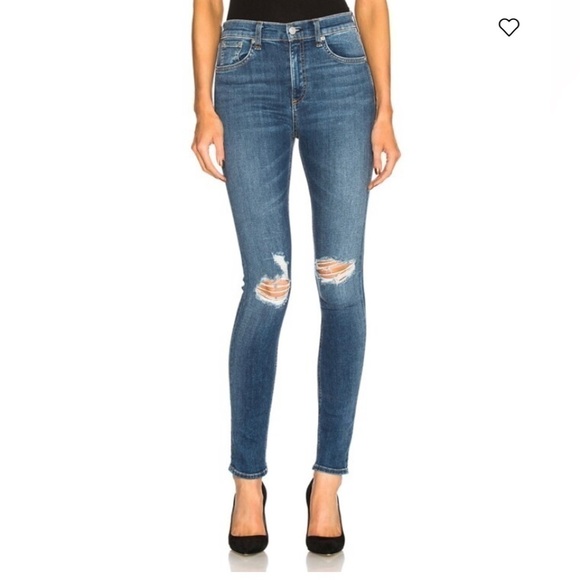RAG & Bone High rise skinny in Bonnie size 29 - Picture 2 of 14